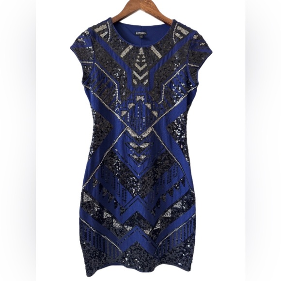Express Sequin Dress - Picture 1 of 3